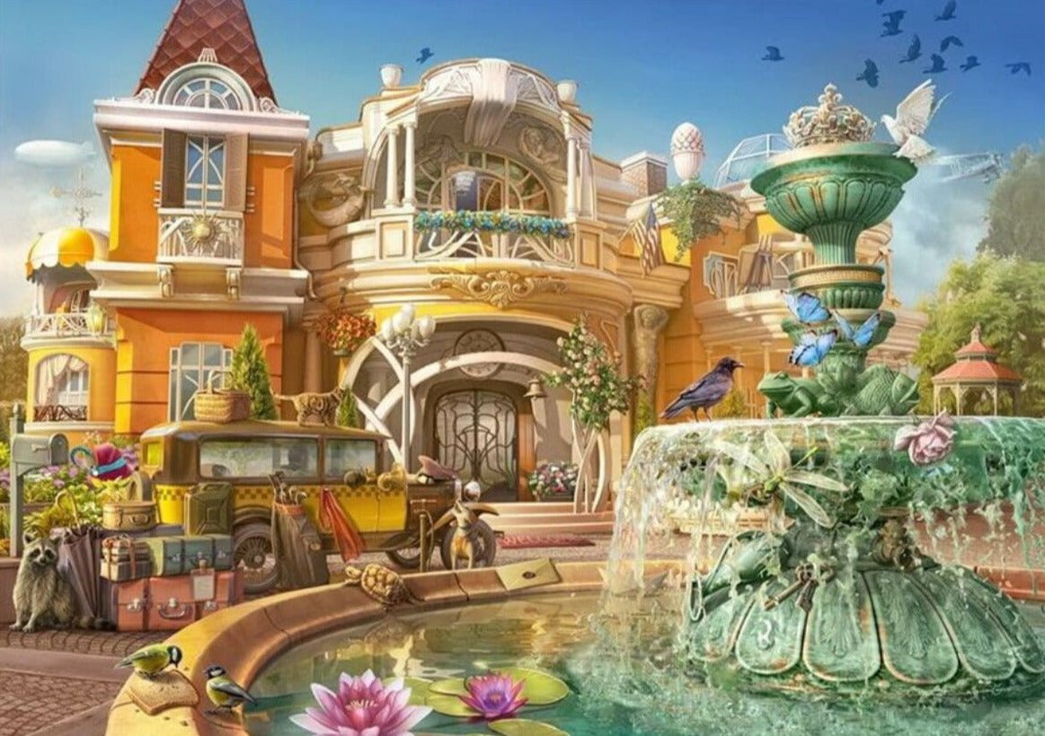 June's Journey - Orchidea Villa - böngésző puzzle Schmidt Spiele 1000 darabos kirakó puzzle (SCH - 59973) - puzzlegarden