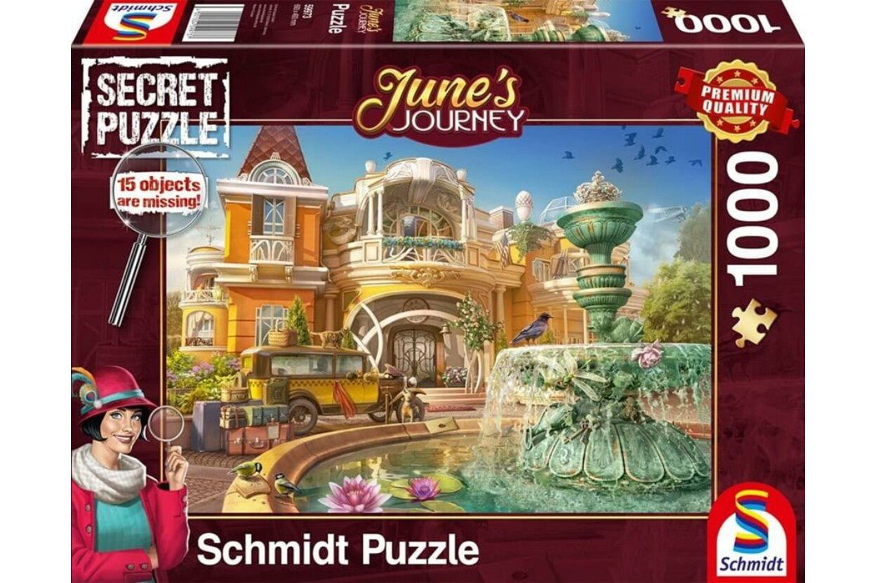 June's Journey - Orchidea Villa - böngésző puzzle Schmidt Spiele 1000 darabos kirakó puzzle (SCH - 59973) - puzzlegarden