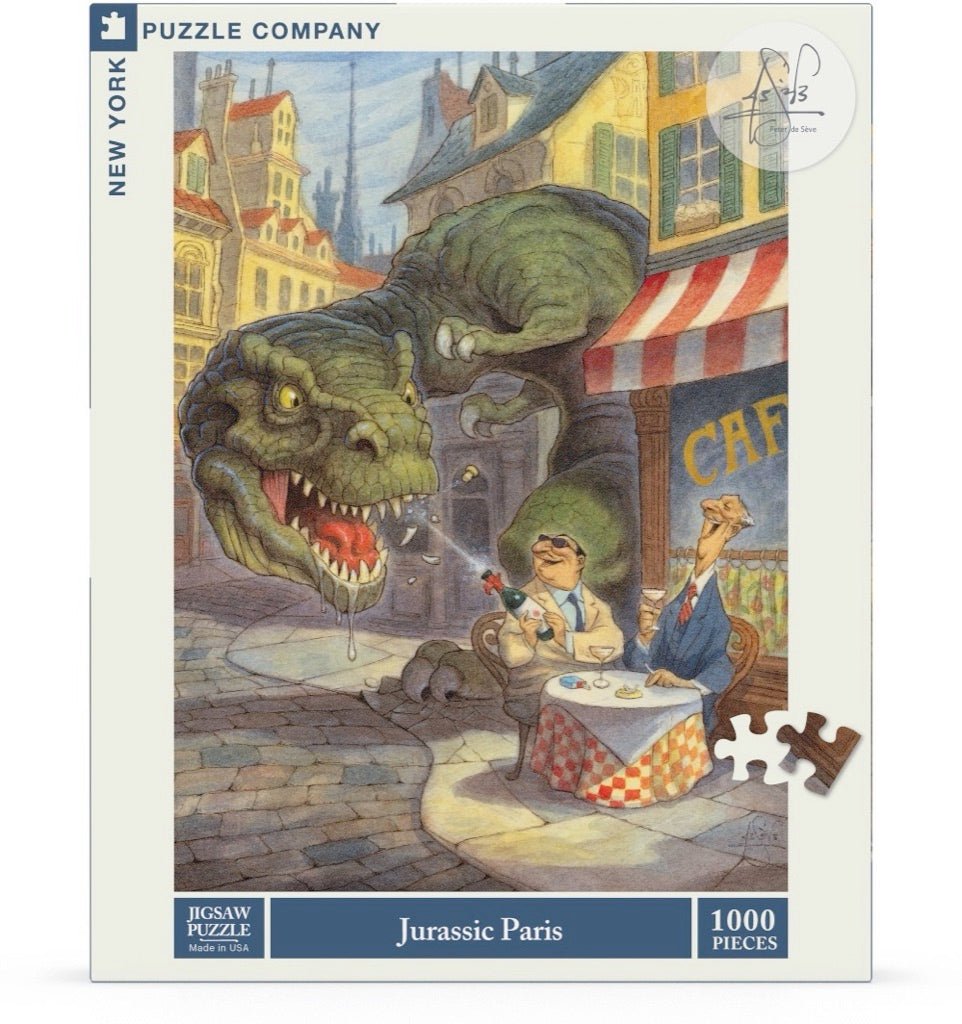 Jurassic Párizs New York Puzzle Company 1000 darabos kirakó puzzle (NYPC - NPZDS2312) - puzzlegarden
