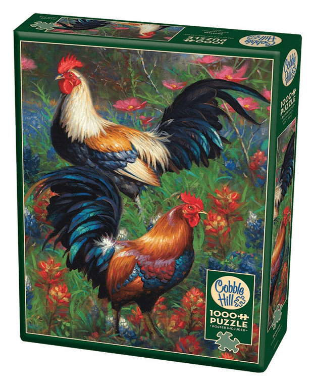 Kakasok Cobble Hill 1000 darabos kirakó puzzle (CH - 40188) - puzzlegarden