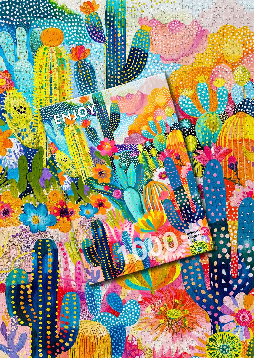 Kaktuszföld Enjoy 1000 darabos kirakó puzzle (EN - 2243) - puzzlegarden