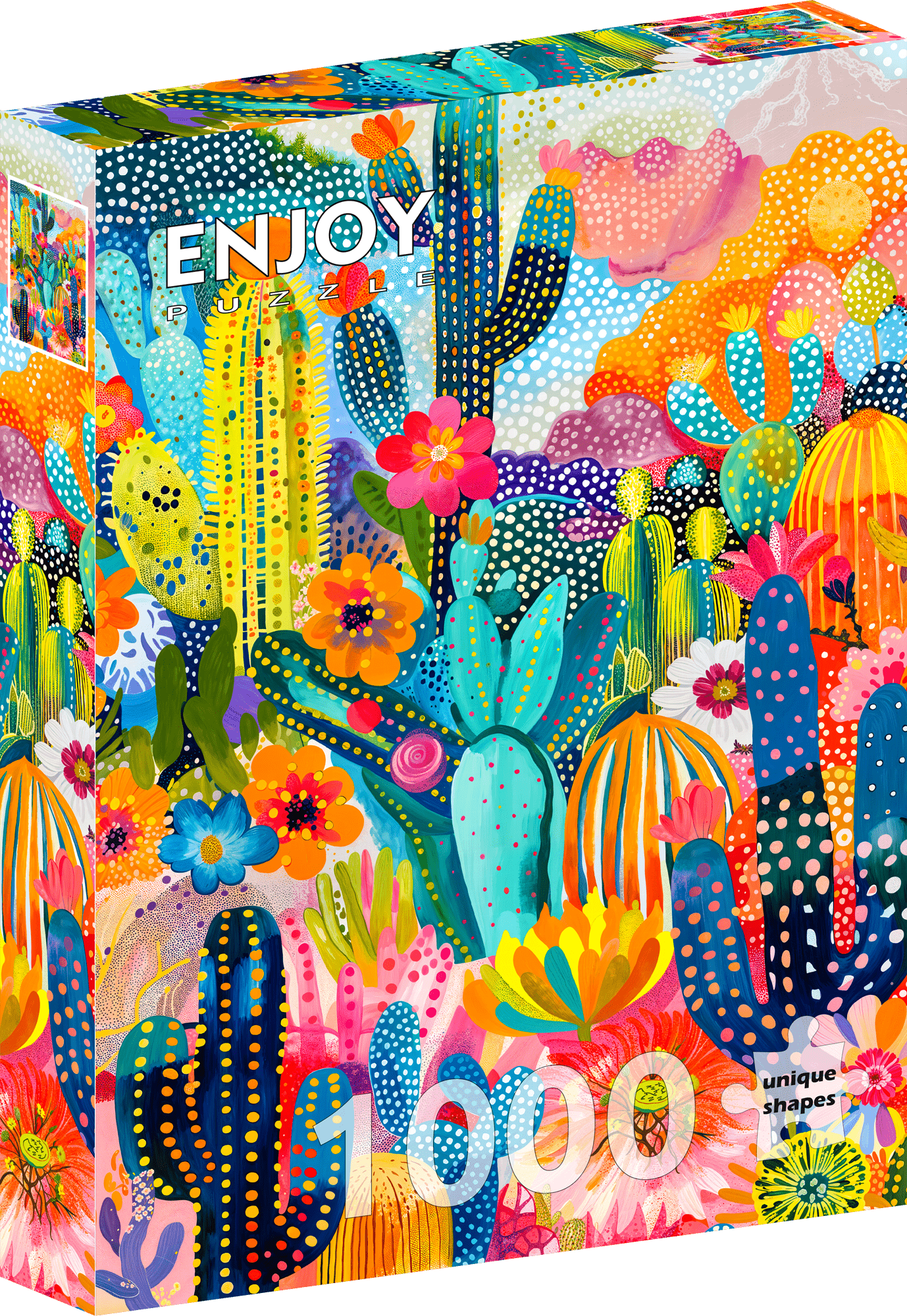 Kaktuszföld Enjoy 1000 darabos kirakó puzzle (EN - 2243) - puzzlegarden