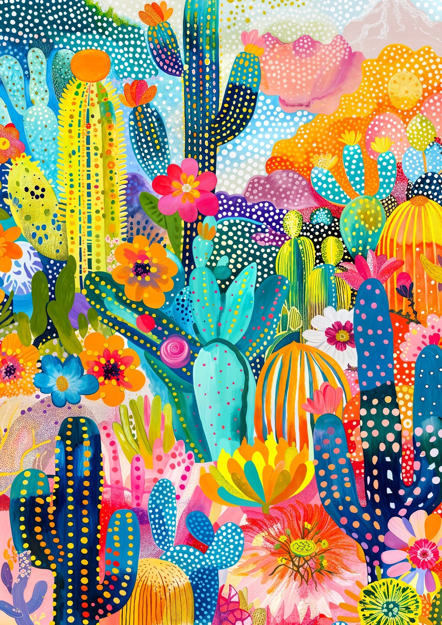 Kaktuszföld Enjoy 1000 darabos kirakó puzzle (EN - 2243) - puzzlegarden