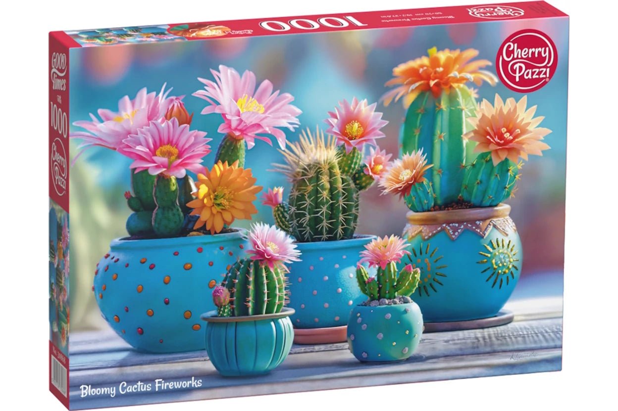 Kaktuszvirág - tűzijáték Cherry Pazzi 1000 darabos kirakó puzzle (CP - 30868) - puzzlegarden