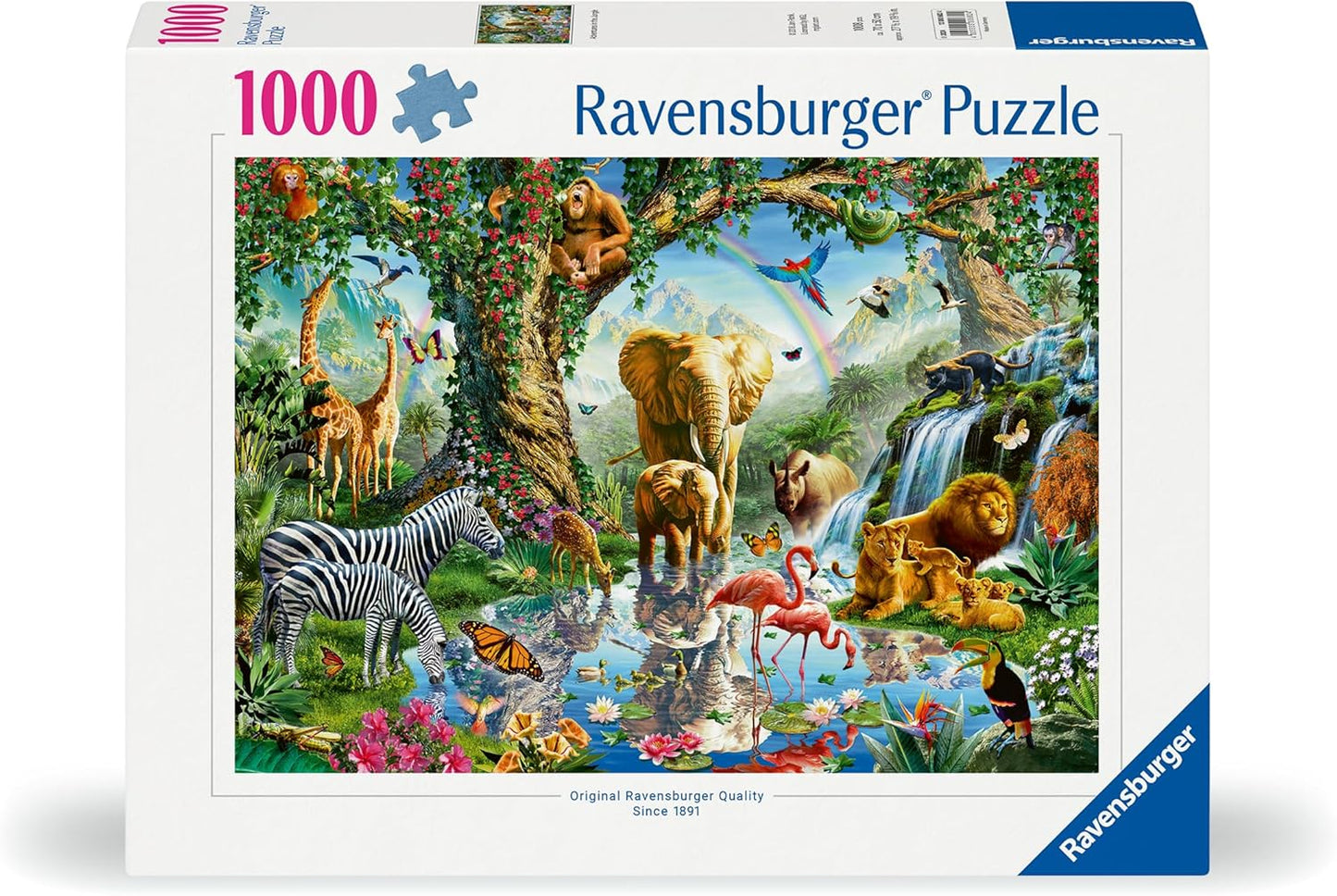 Kalandok a Dzsungelben Ravensburger 1000 darabos kirakó puzzle (RA - 12000682) - puzzlegarden
