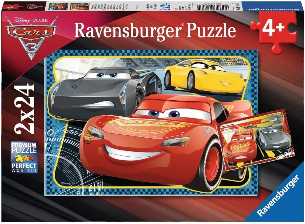 Kalandok Villám McQueen - nel - 2x24 Ravensburger 24 darabos kirakó puzzle (RA - 07816) - puzzlegarden