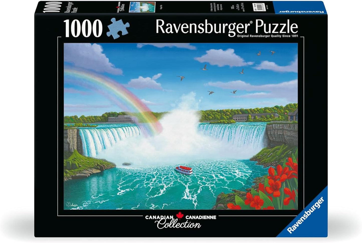 Kanadai Kollekció - Niagara vízesés Ravensburger 1000 darabos kirakó puzzle (RA - 12001486 4005555014867) - puzzlegarden