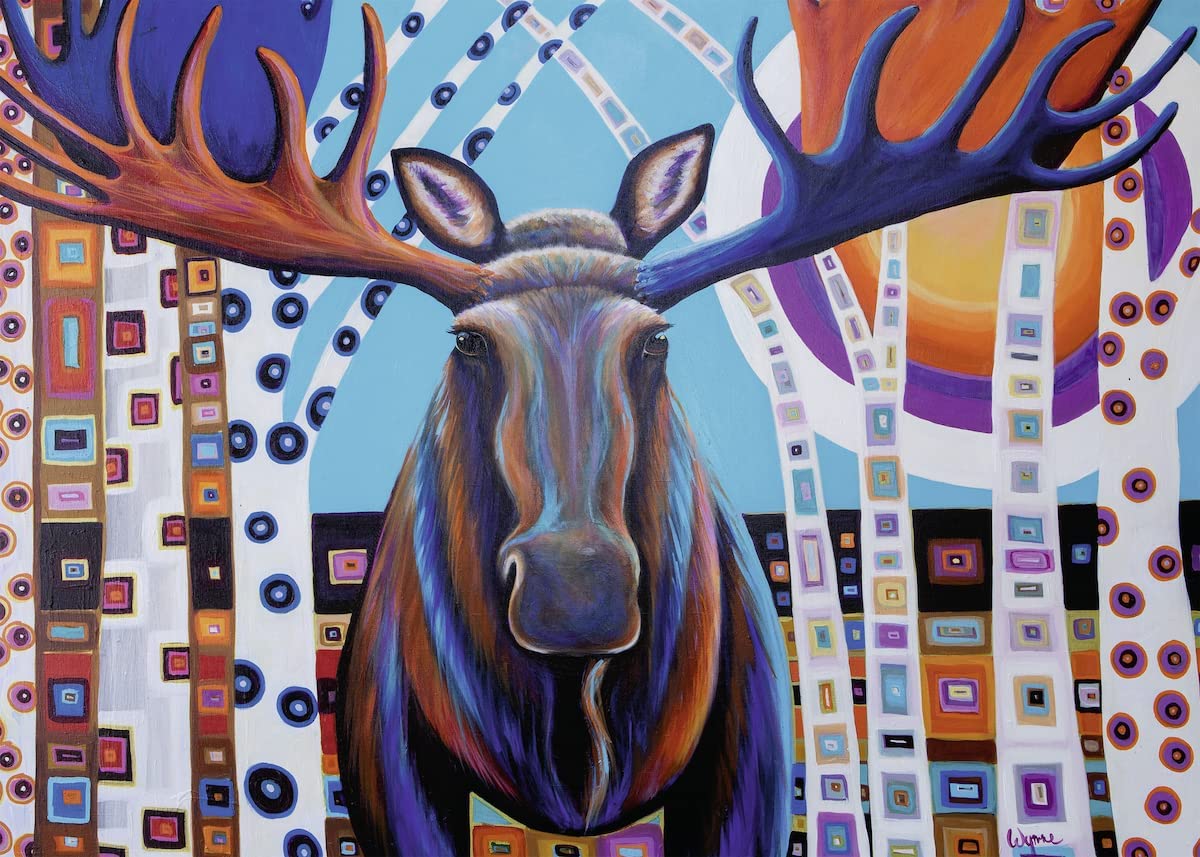 Kanadai Kollekció - Téli Jávorszarvas Ravensburger 1000 darabos kirakó puzzle (RA - 13979) - puzzlegarden