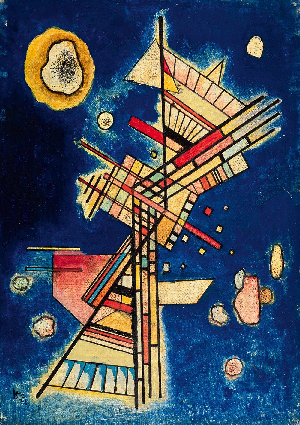 Kandinsky - Sötét hideg Bluebird 1000 darabos kirakó puzzle (BB - 60131) - puzzlegarden