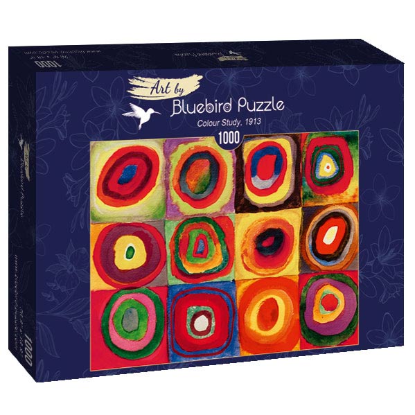 Kandinsky - Szín - tanulmány Bluebird 1000 darabos kirakó puzzle (BB - 60035) - puzzlegarden