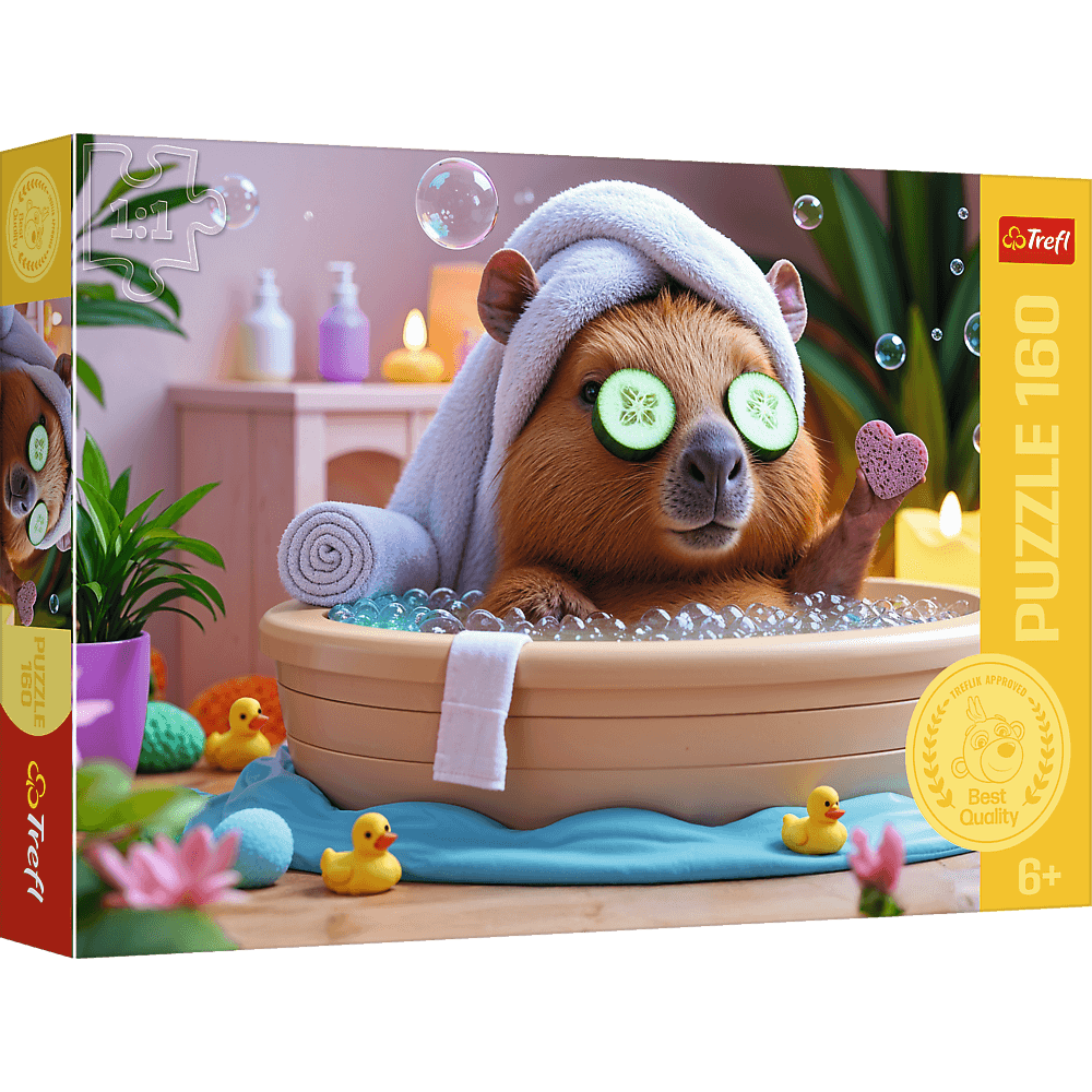 Kapibara Wellness Trefl 160 darabos kirakó puzzle (TR - 15433) - puzzlegarden