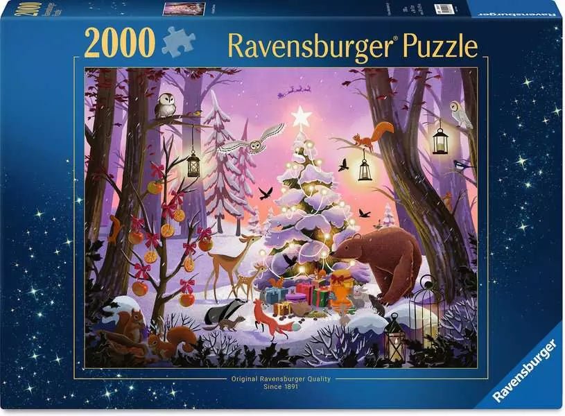 Karácsony az erdőben Ravensburger 2000 darabos kirakó puzzle (RA - 12001417) - puzzlegarden