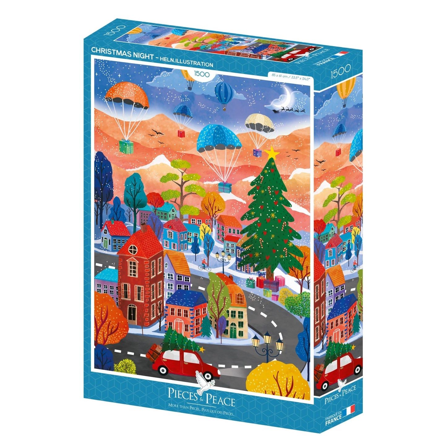 Karácsony éjszaka Pieces & Peace 1500 darabos kirakó puzzle (PaP - 0139) - puzzlegarden