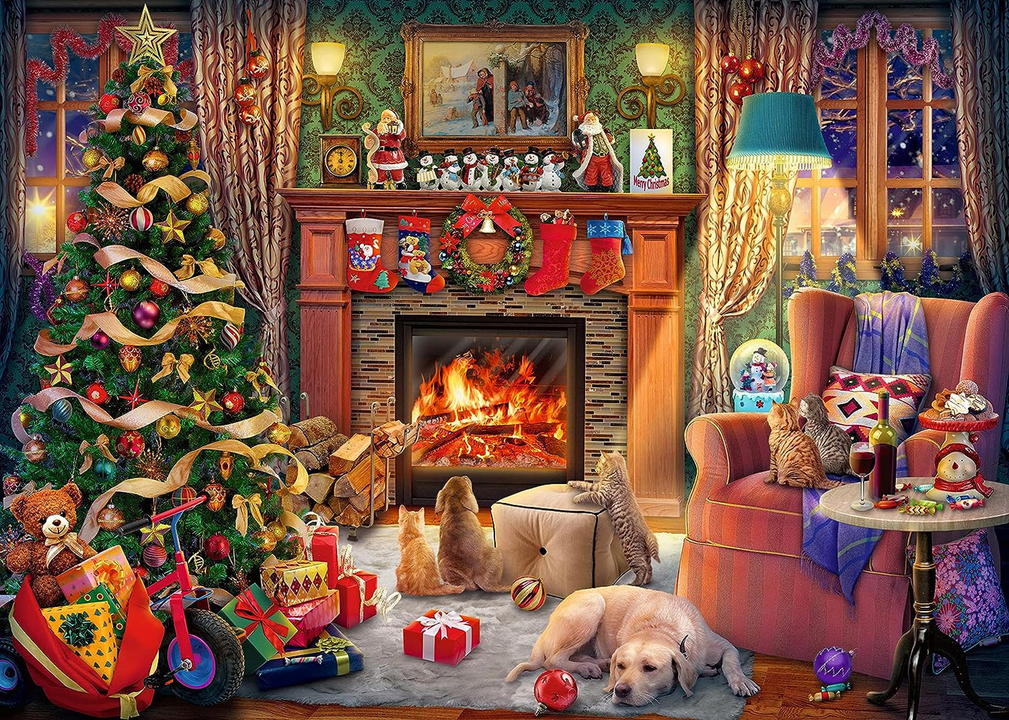 Karácsony Este Ravensburger 1500 darabos kirakó puzzle (RA - 16558) - puzzlegarden