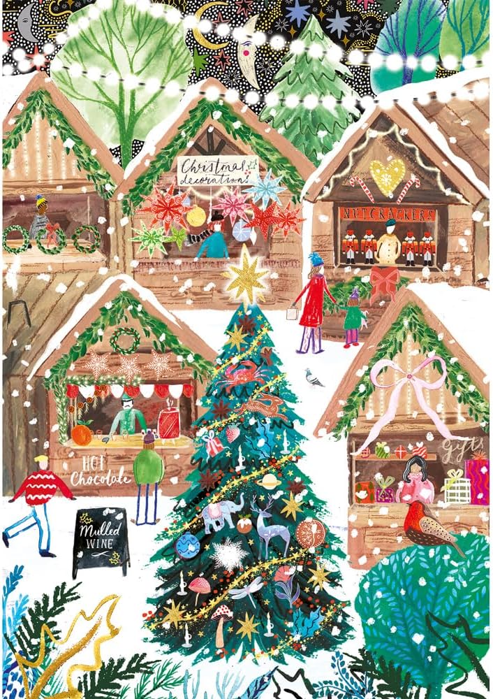 Karácsony Londonban – 3x500 Gibsons 500 darabos kirakó puzzle (G - G5500) - puzzlegarden