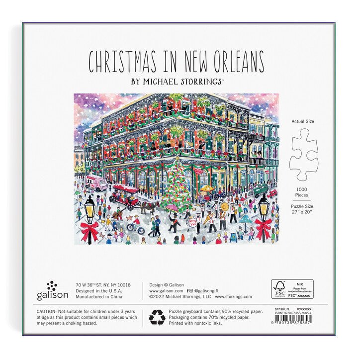 Karácsony New Orleansban Galison 1000 darabos kirakó puzzle (GA - 9780735375857) - puzzlegarden