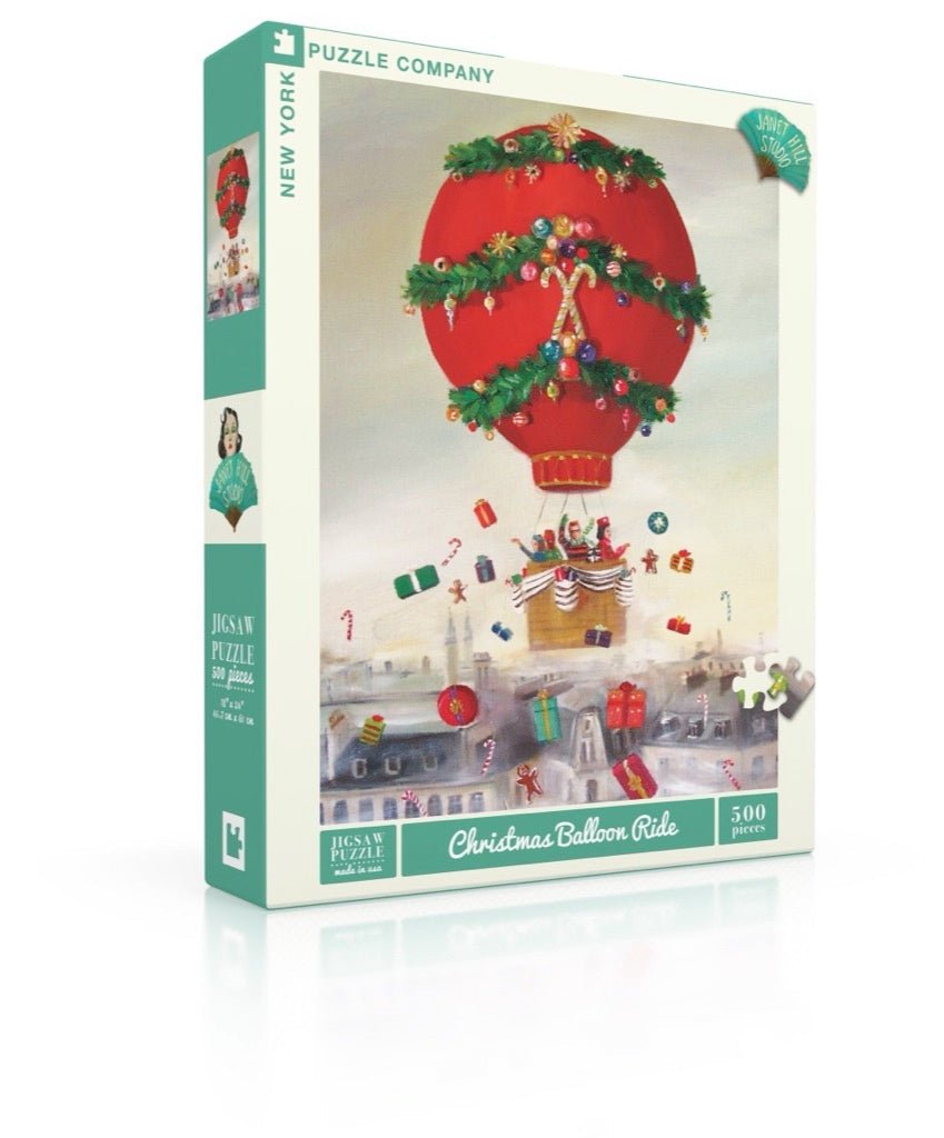 Karácsonyi Hőlégballonozás New York Puzzle Company 500 darabos kirakó puzzle (NYPC - NPZJH2216) - puzzlegarden
