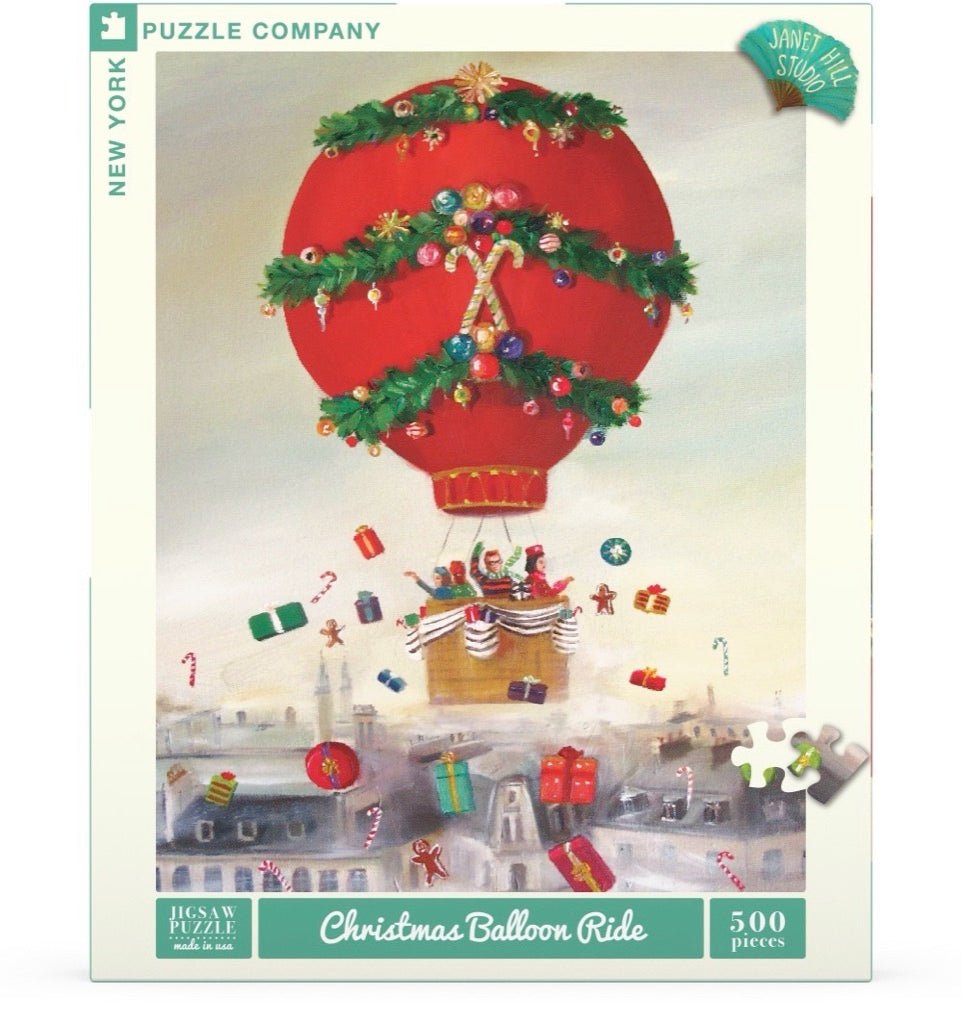 Karácsonyi Hőlégballonozás New York Puzzle Company 500 darabos kirakó puzzle (NYPC - NPZJH2216) - puzzlegarden