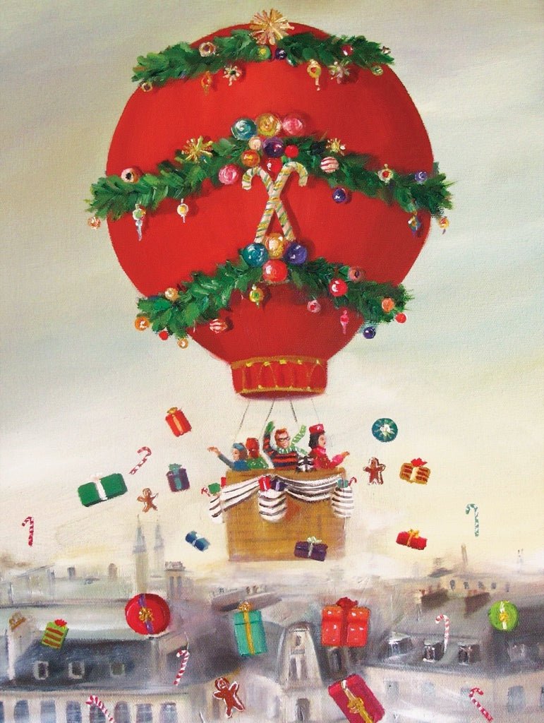 Karácsonyi Hőlégballonozás New York Puzzle Company 500 darabos kirakó puzzle (NYPC - NPZJH2216) - puzzlegarden
