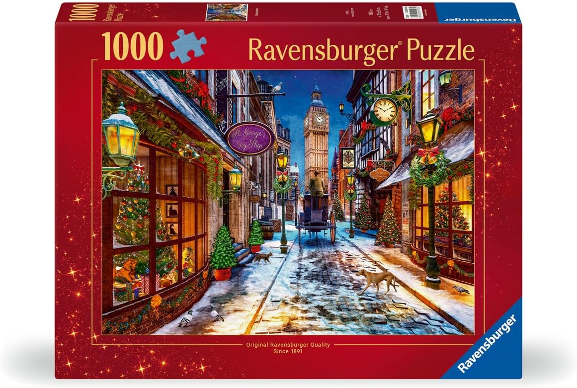 Karácsonyi utca Ravensburger 1000 darabos kirakó puzzle (RA - 12000578) - puzzlegarden