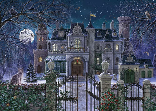 Karácsonyi Villa Ravensburger 1000 darabos kirakó puzzle (RA - 12000505) - puzzlegarden
