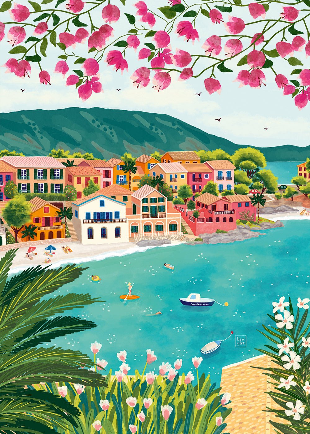Kefalónia - Görögország Pieces & Peace 1000 darabos kirakó puzzle (PaP - 0077) - puzzlegarden