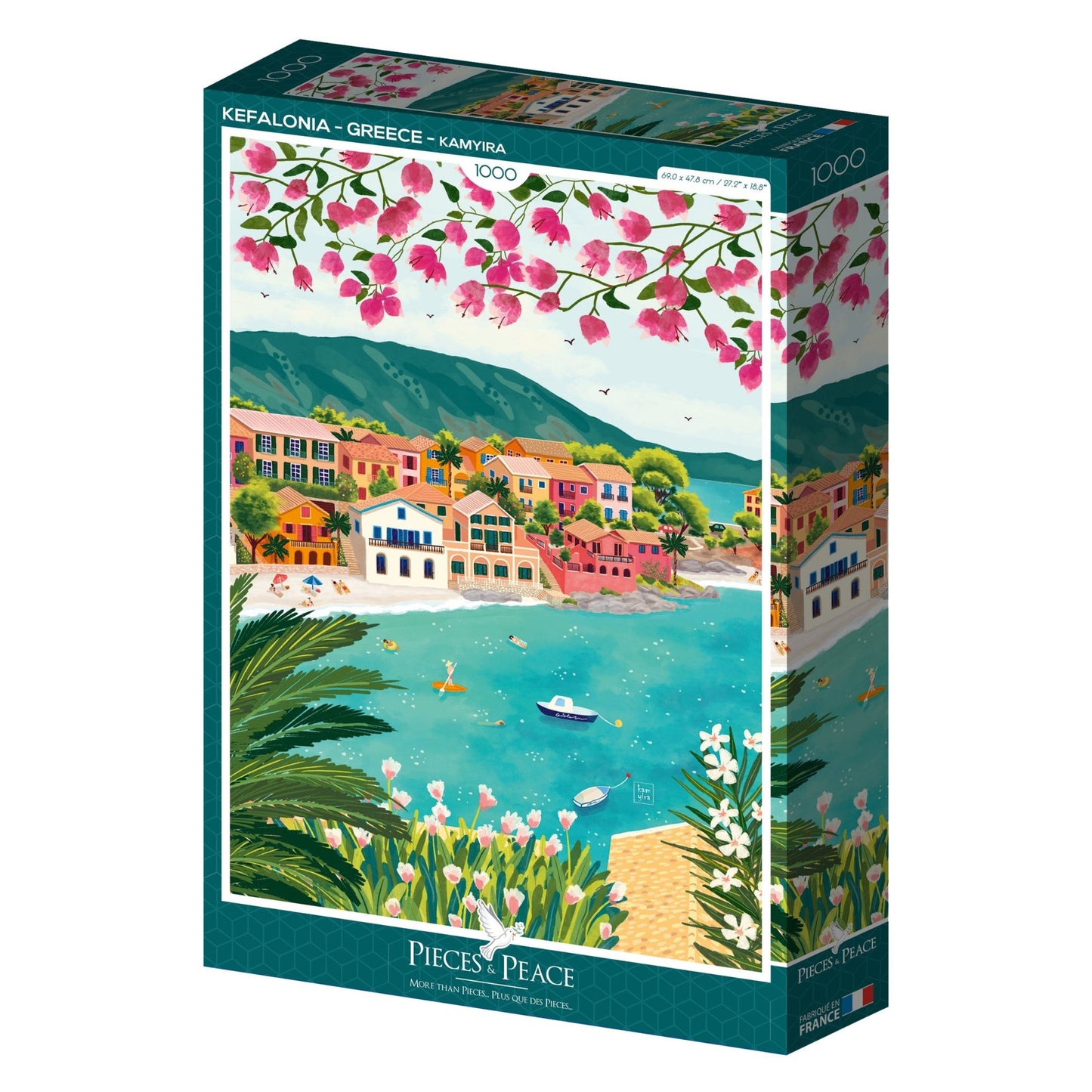 Kefalónia - Görögország Pieces & Peace 1000 darabos kirakó puzzle (PaP - 0077) - puzzlegarden