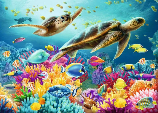 Kék víz alatti világ Ravensburger 1000 darabos kirakó puzzle (RA - 12000577) - puzzlegarden