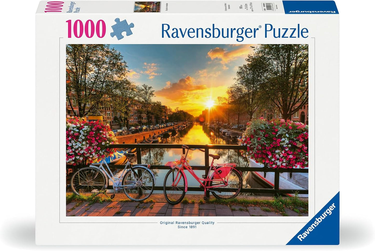 Kerékpárok Amszterdamban Ravensburger 1000 darabos kirakó puzzle (RA - 12000662) - puzzlegarden