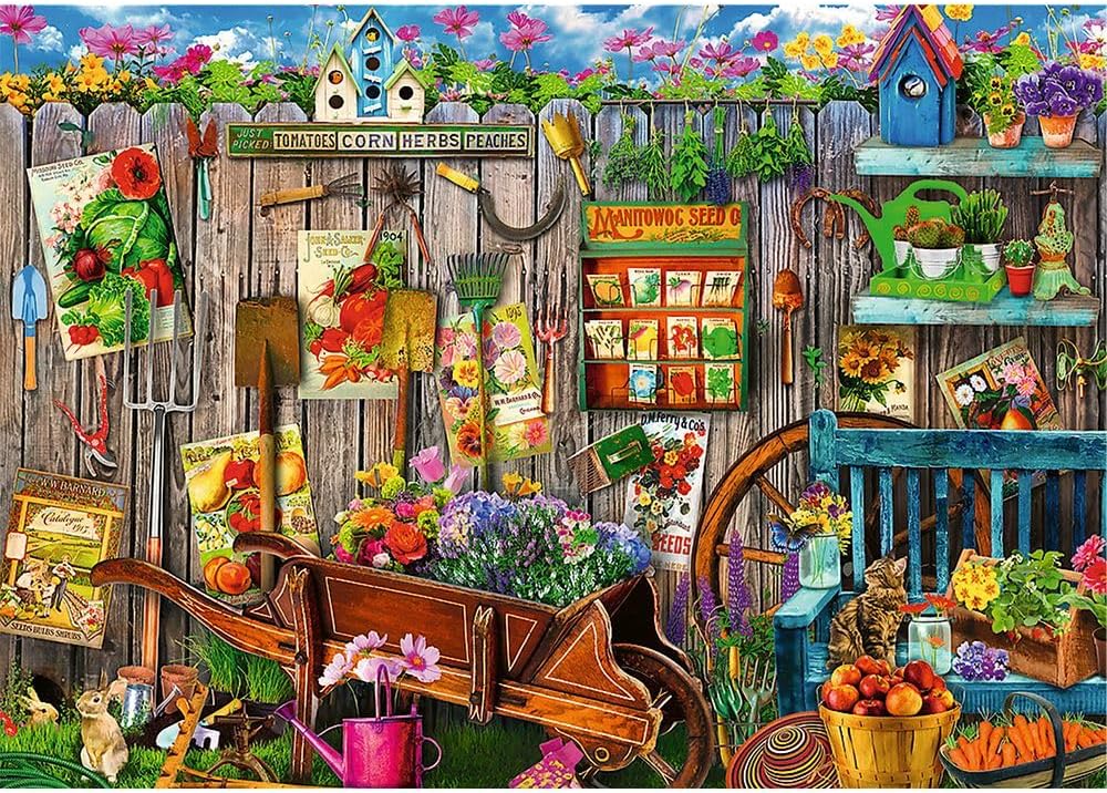 Kerti munka - 2x500 Trefl 500 darabos kirakó puzzle (TR - 37529) - puzzlegarden