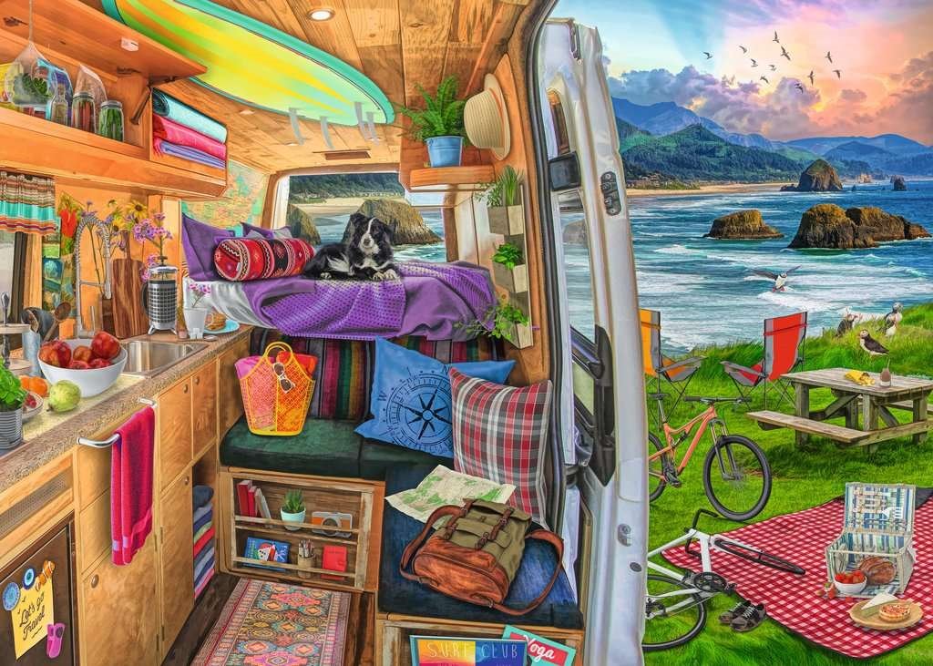 Kilátás a Lakóautóból Ravensburger 1000 darabos kirakó puzzle (RA - 16457) - puzzlegarden
