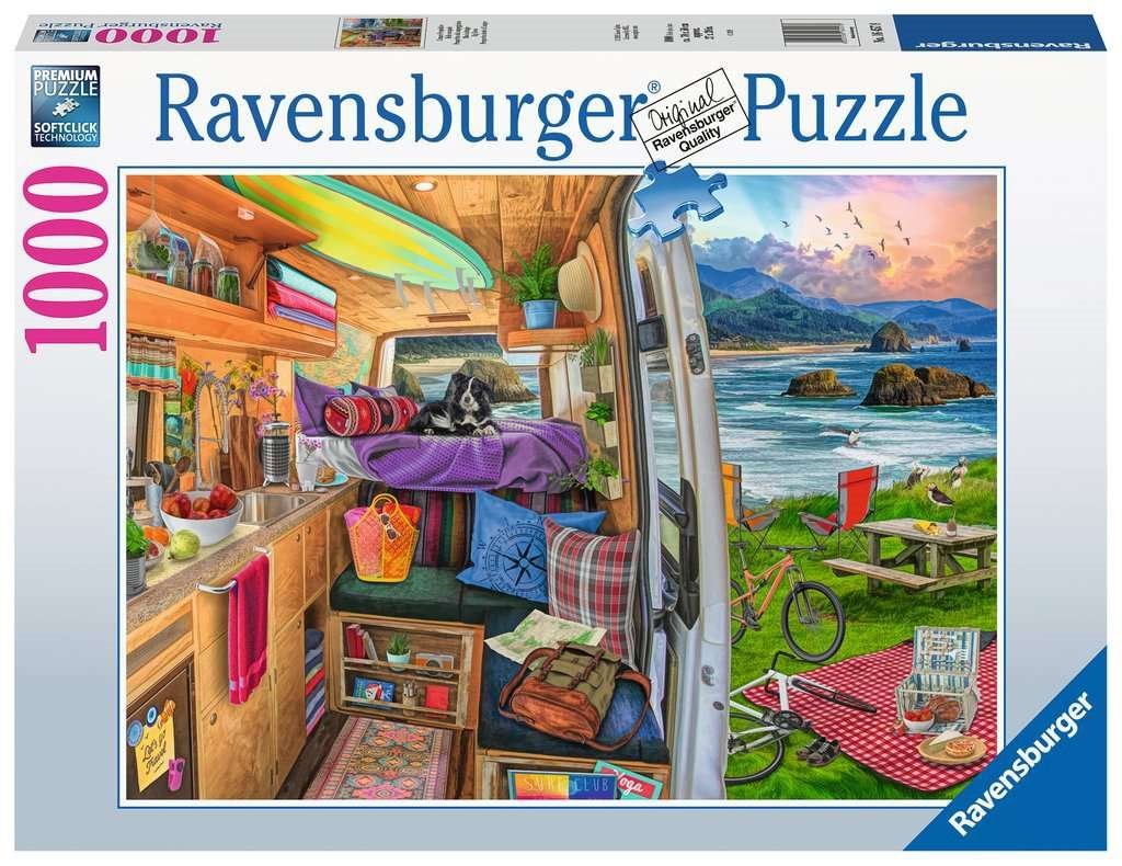 Kilátás a Lakóautóból Ravensburger 1000 darabos kirakó puzzle (RA - 16457) - puzzlegarden