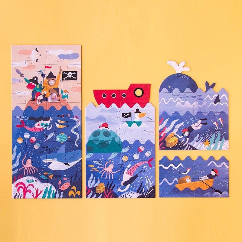 Kincsvadászat Londji 40 darabos kirakó puzzle (LN - PZ559U) - puzzlegarden