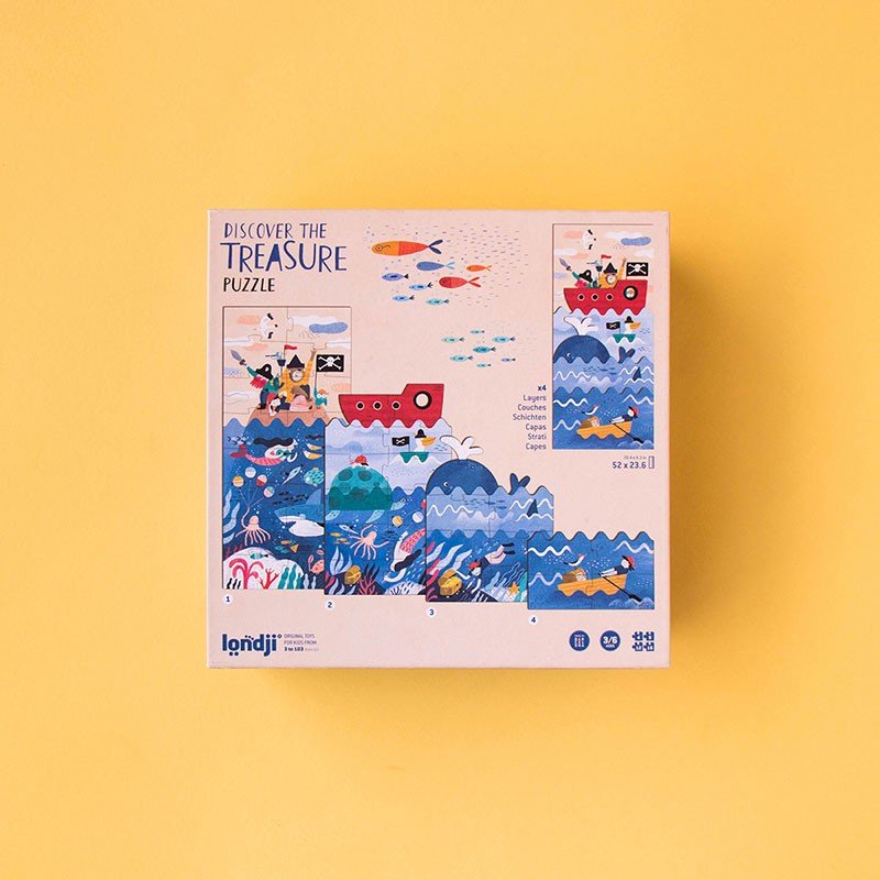 Kincsvadászat Londji 40 darabos kirakó puzzle (LN - PZ559U) - puzzlegarden