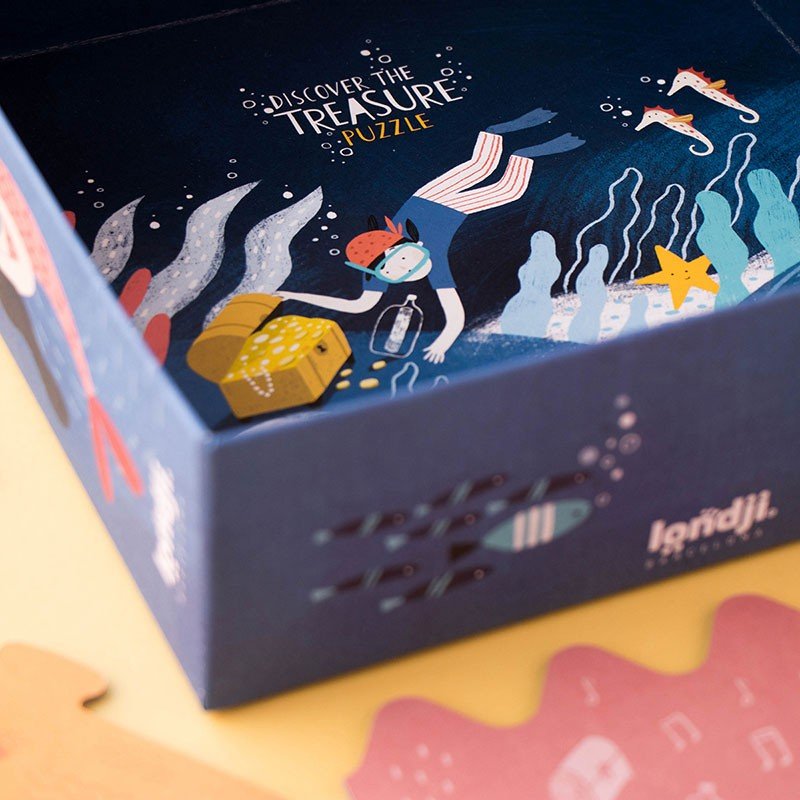 Kincsvadászat Londji 40 darabos kirakó puzzle (LN - PZ559U) - puzzlegarden