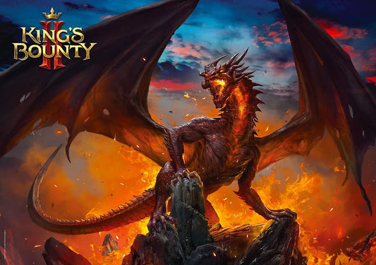 King's Bounty II - Sárkány Good Loot 1000 darabos kirakó puzzle (GL - 5908305233527) - puzzlegarden