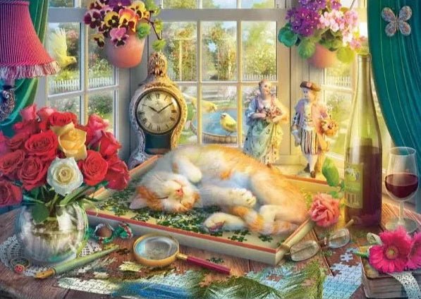 Kirakózás a Macskával Schmidt Spiele 1000 darabos kirakó puzzle (SCH - 59789) - puzzlegarden