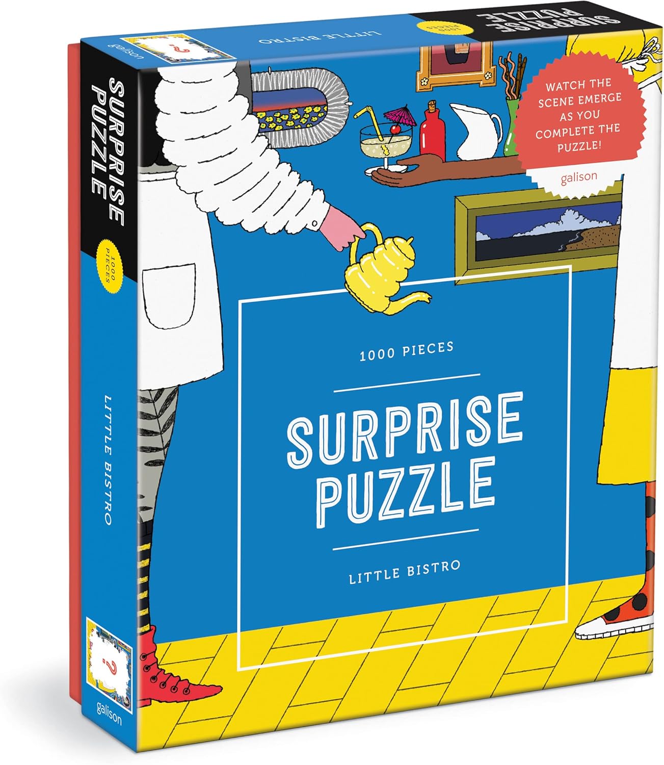 Kis bisztró - meglepetés kép Galison 1000 darabos kirakó puzzle (GA - 9780735377769) - puzzlegarden