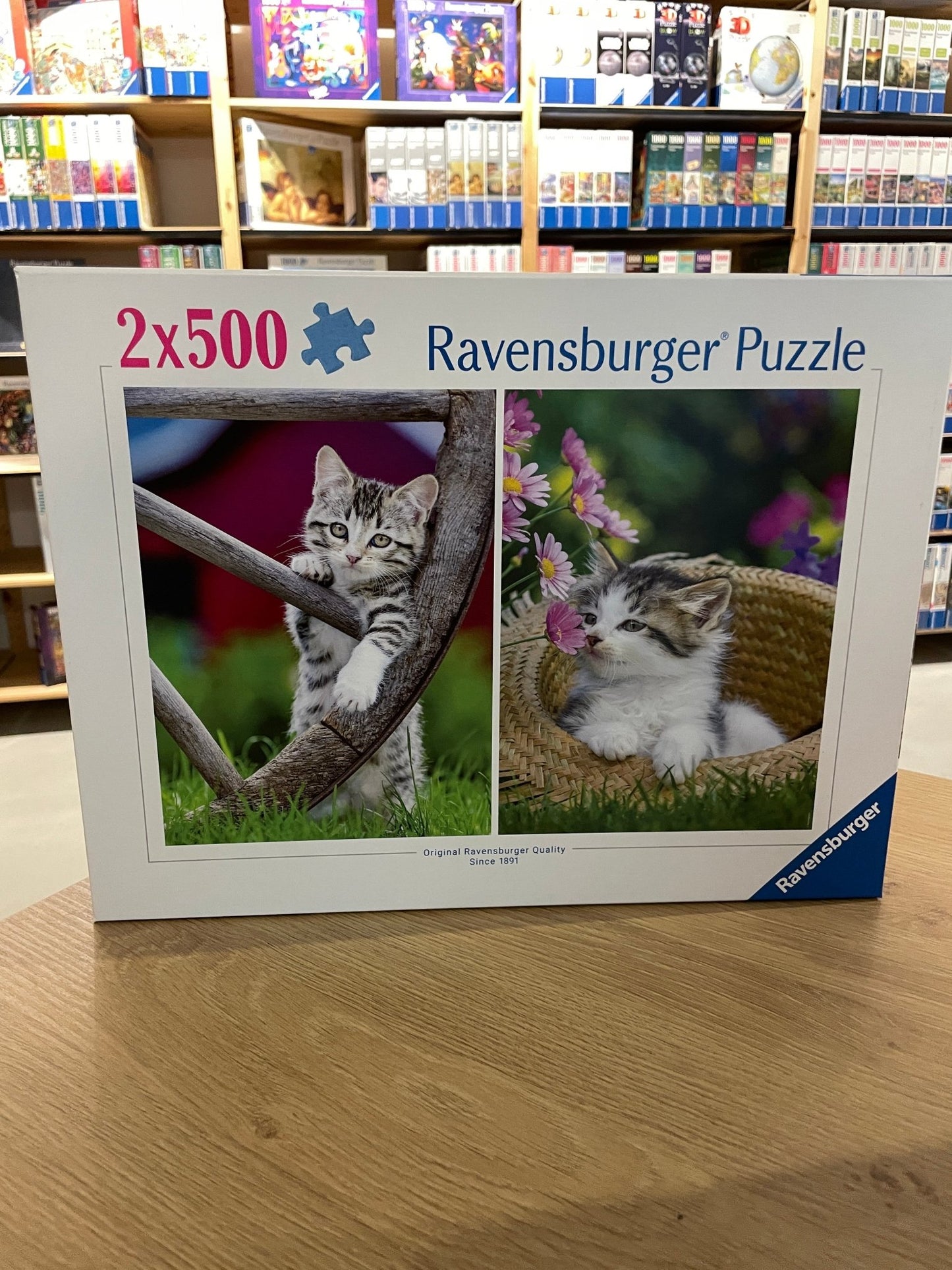 Kiscicák vidéken - 2x500 Ravensburger 500 darabos kirakó puzzle (RA - 12000232) - puzzlegarden