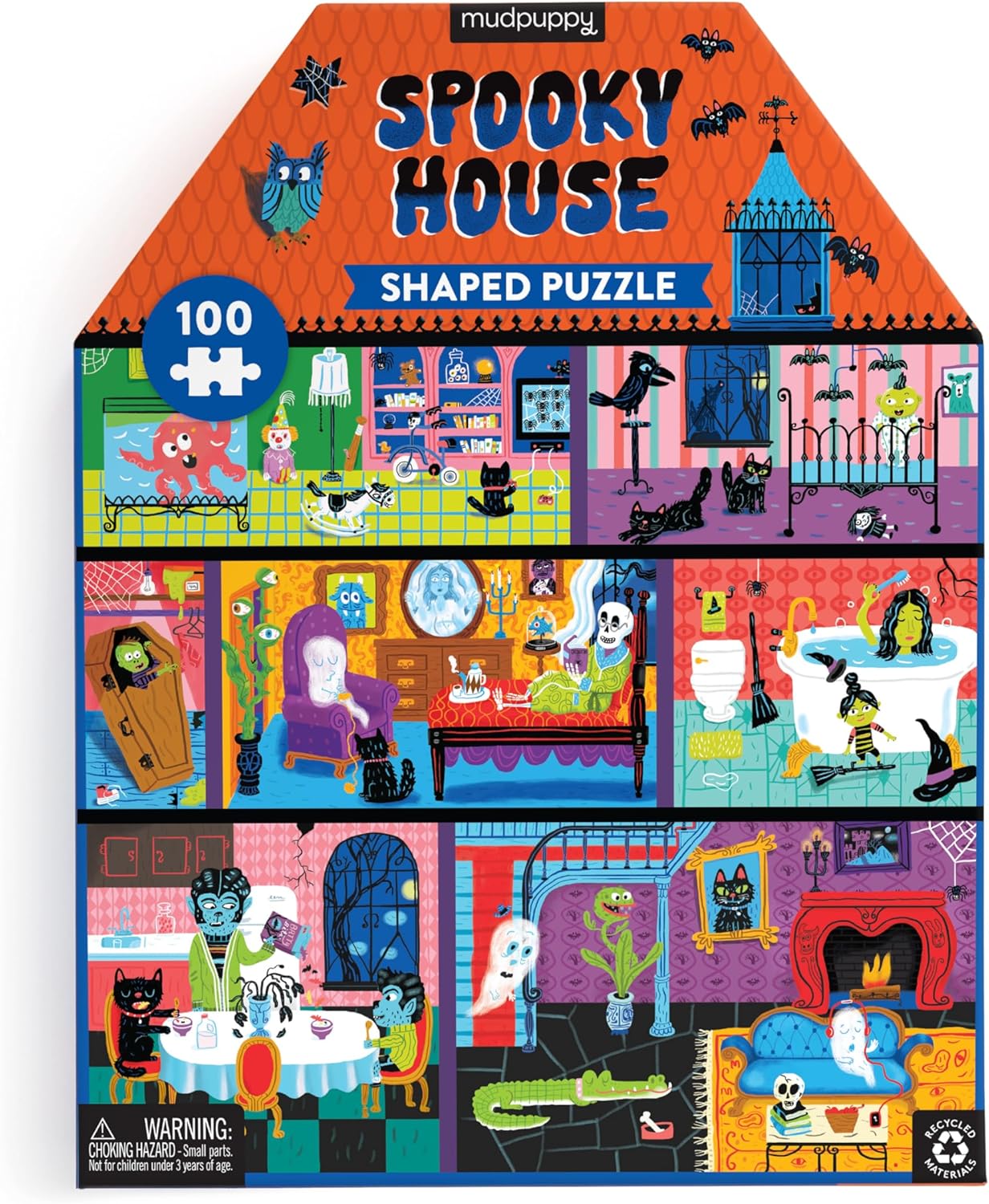 Kísérteties ház Mudpuppy 100 darabos kirakó puzzle (GA - 9780735378896) - puzzlegarden