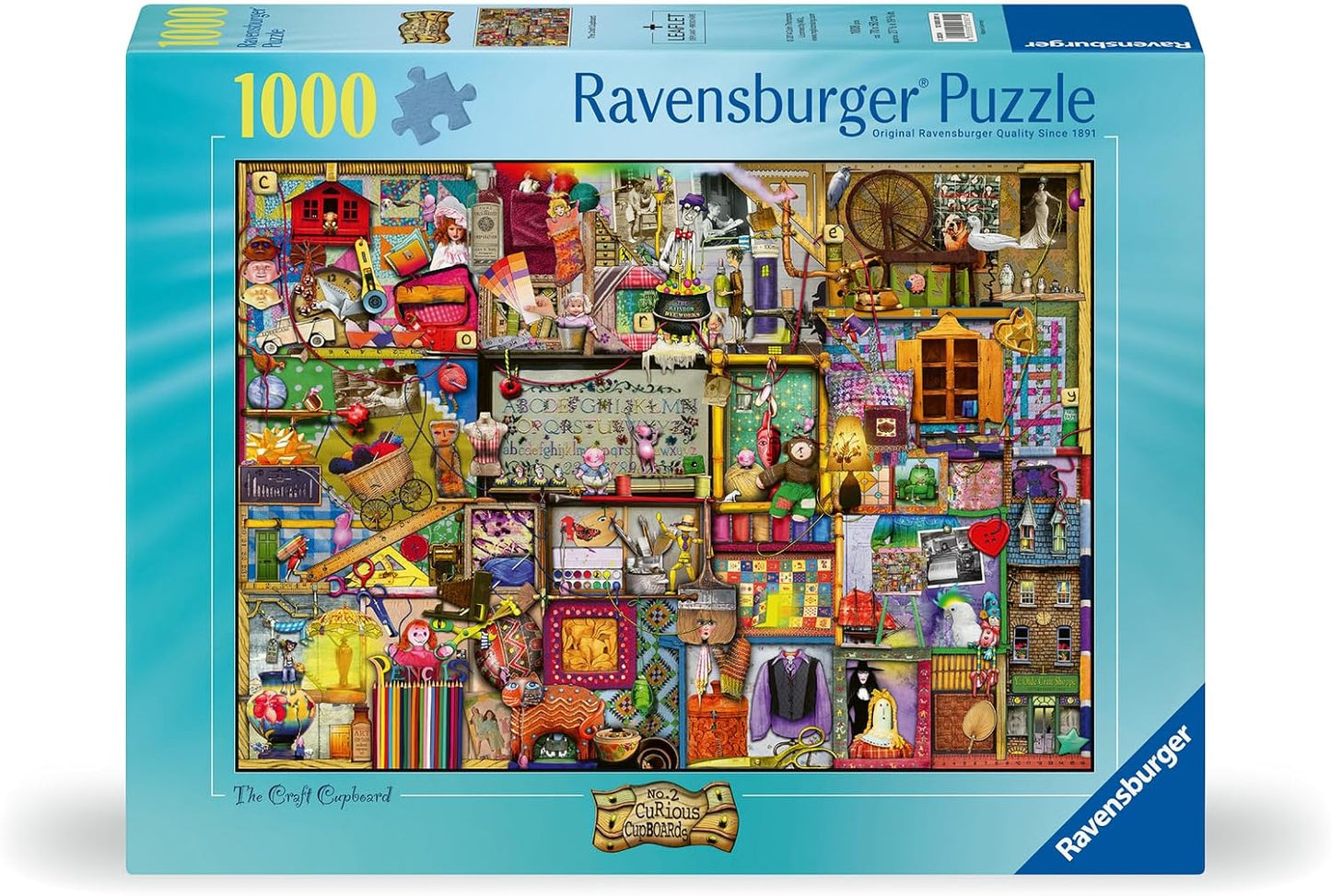 Kíváncsi Szekrények No. 2 – A kézműves fiók Ravensburger 1000 darabos kirakó puzzle (RA - 12000301) - puzzlegarden