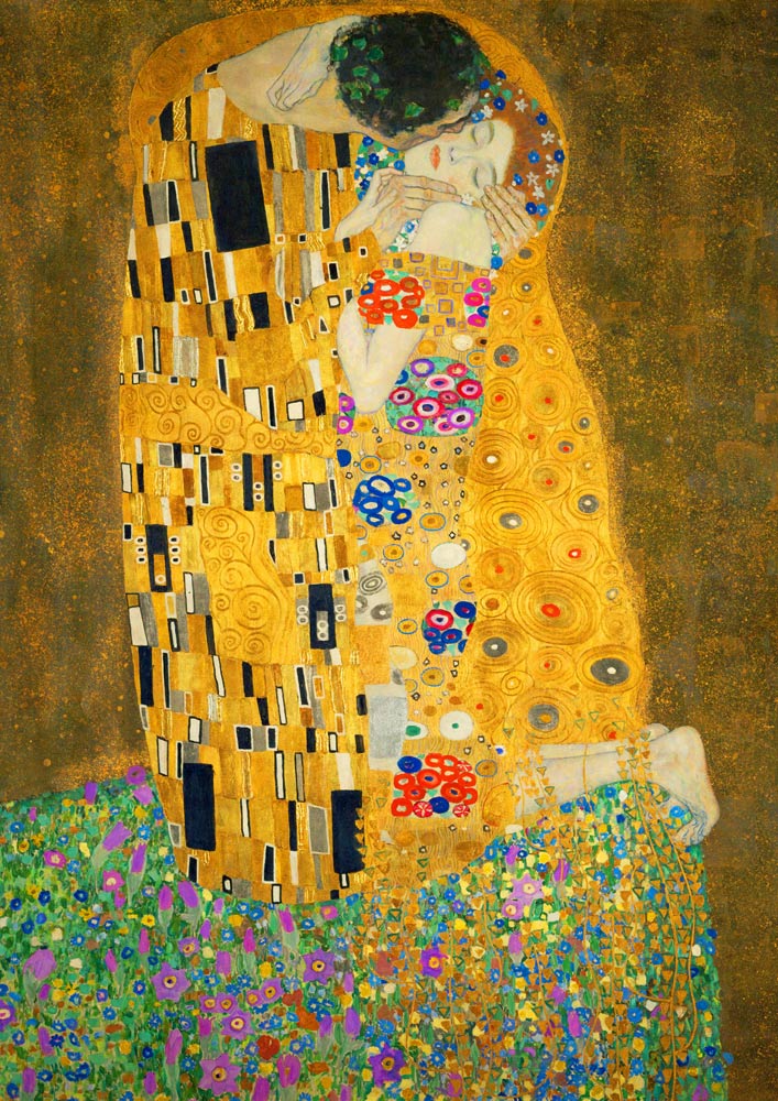 Klimt - A Csók Bluebird 1000 darabos kirakó puzzle (BB - 60015) - puzzlegarden