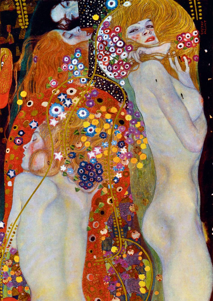 Klimt - A vizikígyók II Bluebird 1000 darabos kirakó puzzle (BB - 60052) - puzzlegarden