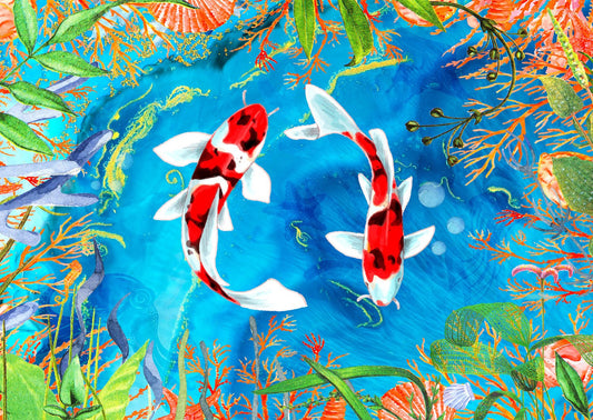 Koi Halak Enjoy 1000 darabos kirakó puzzle (EN - 2019) - puzzlegarden