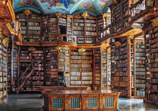 Könyvtár, Szent Flórián Apátság, Ausztria Piatnik 1000 darabos kirakó puzzle (PIA - 556142) - puzzlegarden