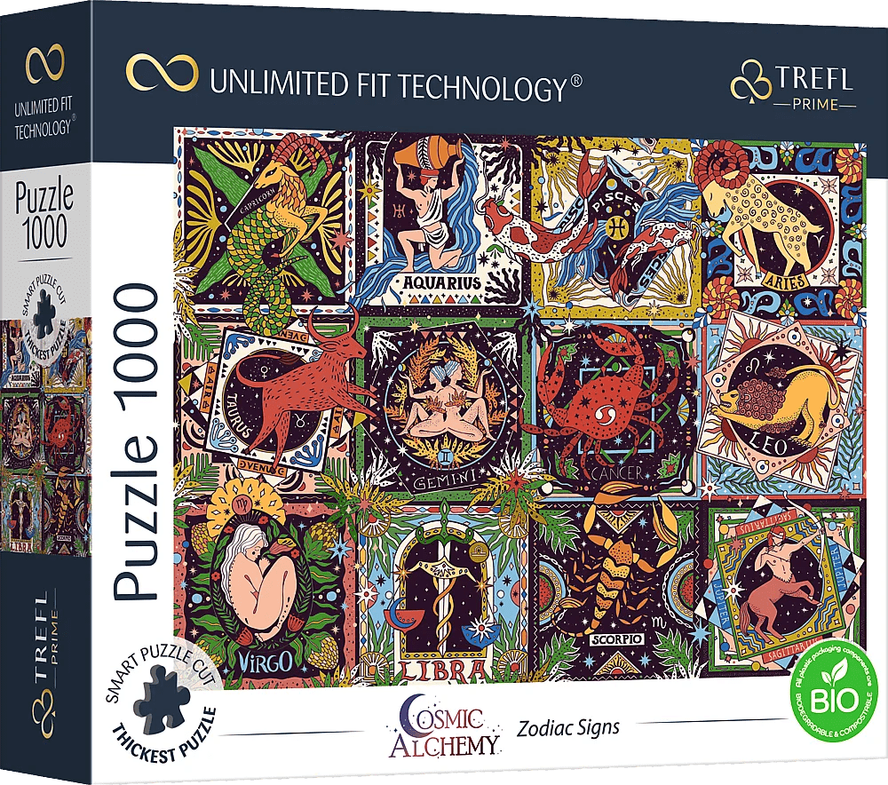 Kozmikus Alkímia - Csillagjegyek Trefl Prime 1000 darabos kirakó puzzle (TR - 10752) - puzzlegarden