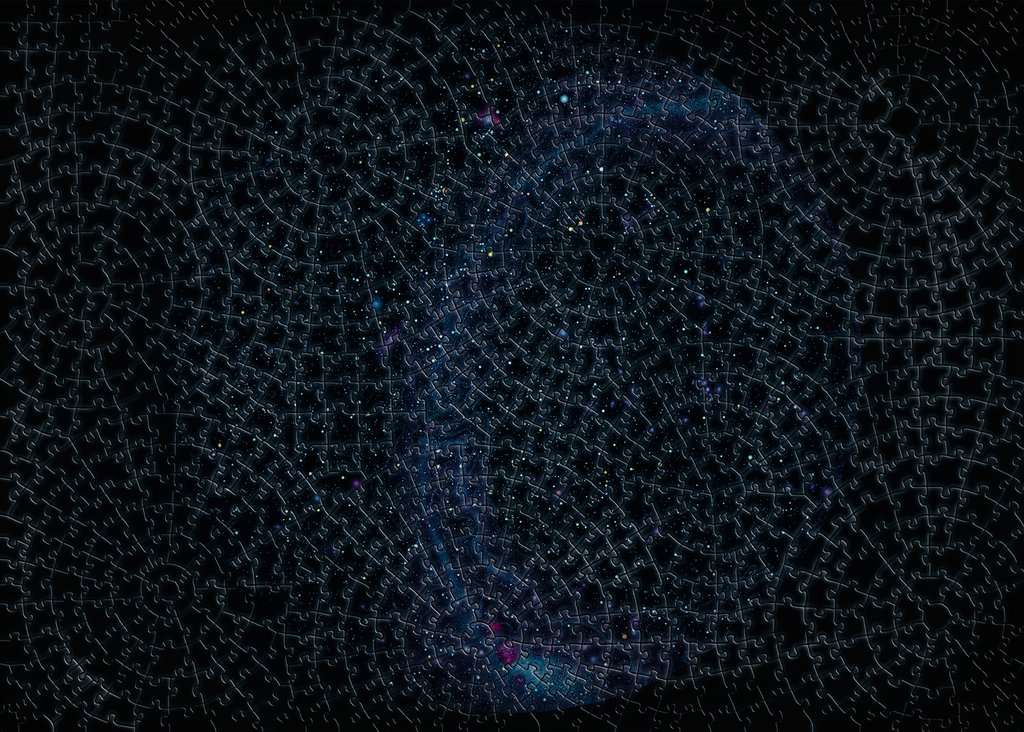 Krypt - Universe Glow - sötétben világít! Ravensburger 881 darabos kirakó puzzle (RA - 12000240) - puzzlegarden