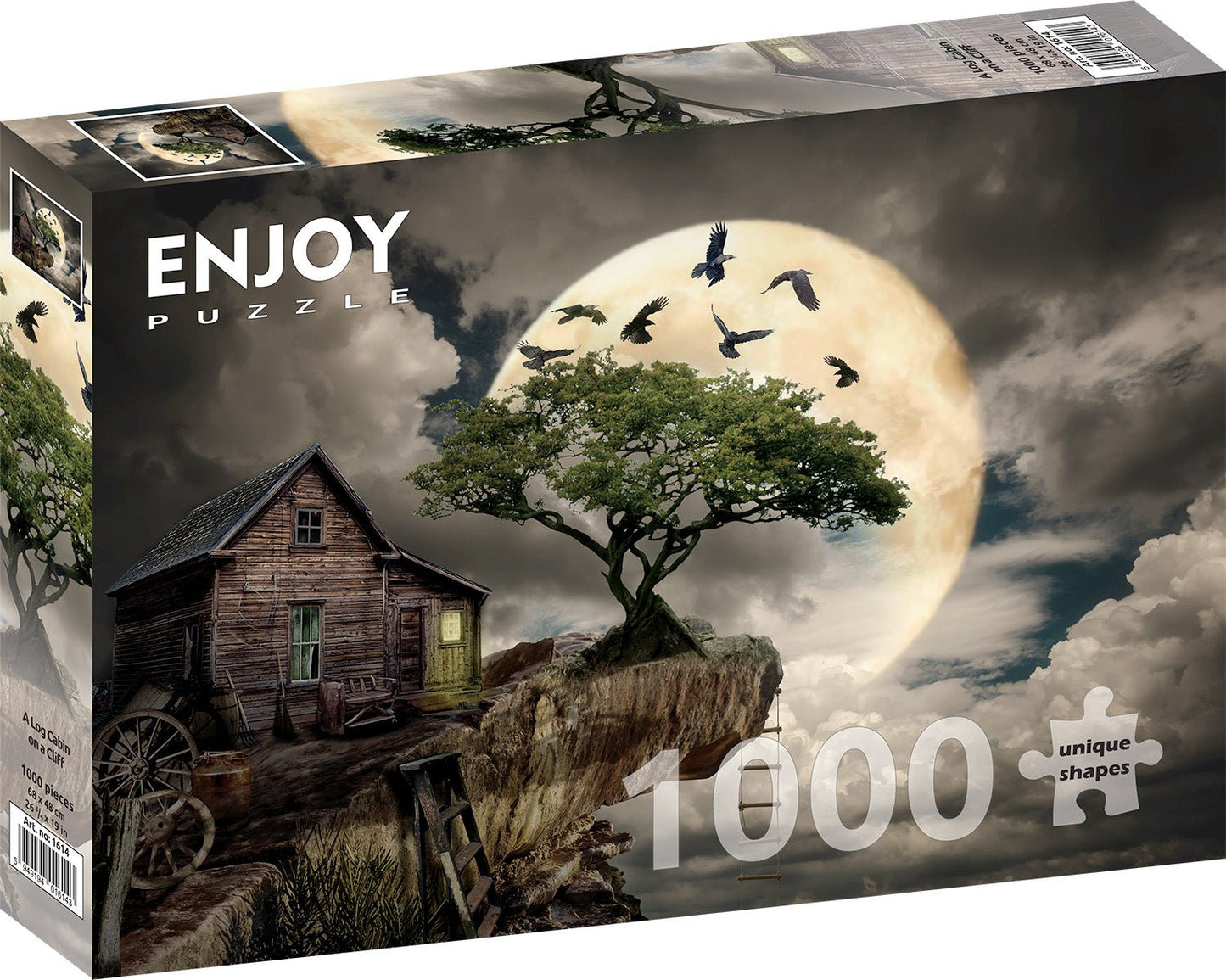 Kunyhó a Sziklán Enjoy 1000 darabos kirakó puzzle (EN - 1614) - puzzlegarden