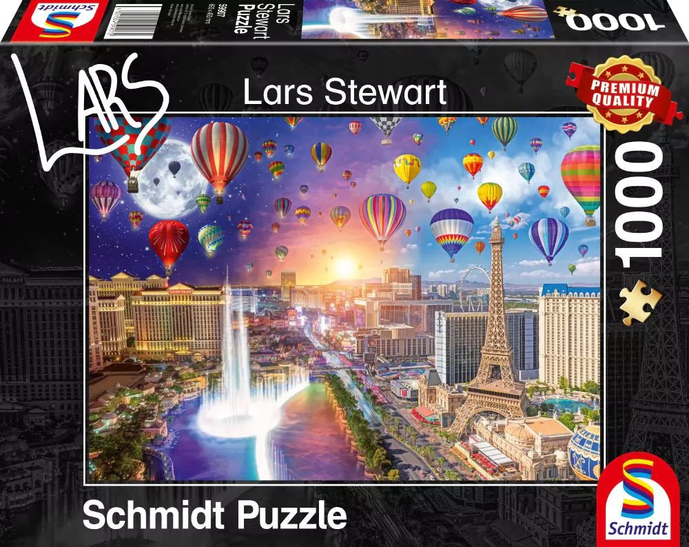 Las Vegas - Éjjel - nappal Schmidt Spiele 1000 darabos kirakó puzzle (SCH - 59907) - puzzlegarden