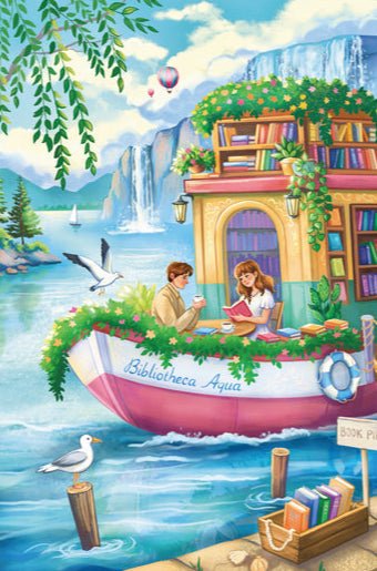 Lebegő könyvtár Reverie 1000 darabos kirakó puzzle (RE - FL1000MC) - puzzlegarden